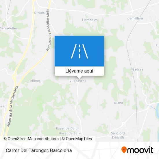 Mapa Carrer Del Taronger