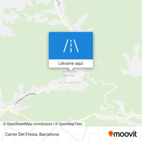 Mapa Carrer Del Freixe