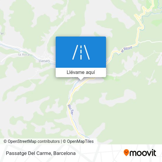 Mapa Passatge Del Carme