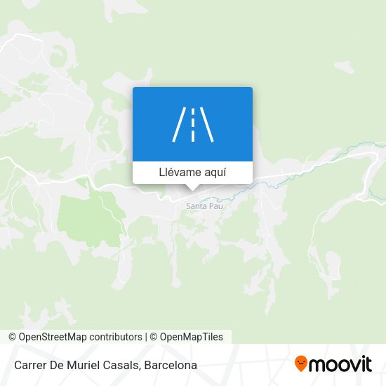 Mapa Carrer De Muriel Casals