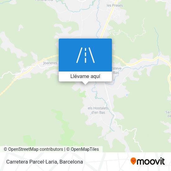 Mapa Carretera Parcel·Laria
