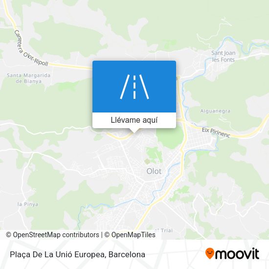 Mapa Plaça De La Unió Europea