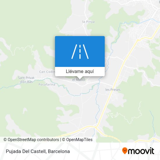 Mapa Pujada Del Castell