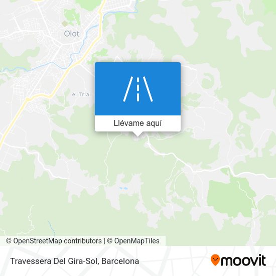 Mapa Travessera Del Gira-Sol