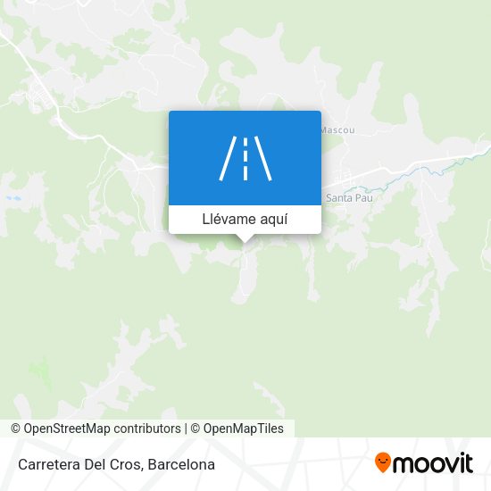 Mapa Carretera Del Cros