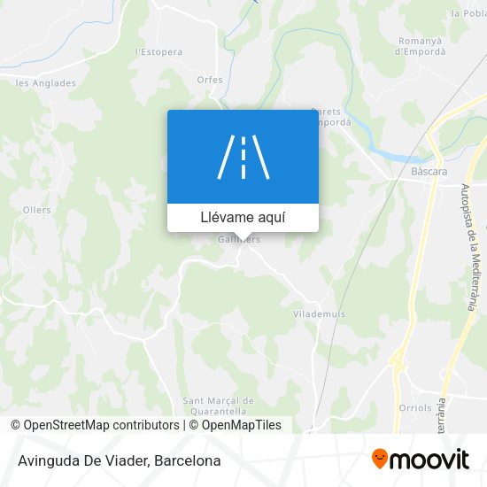 Mapa Avinguda De Viader