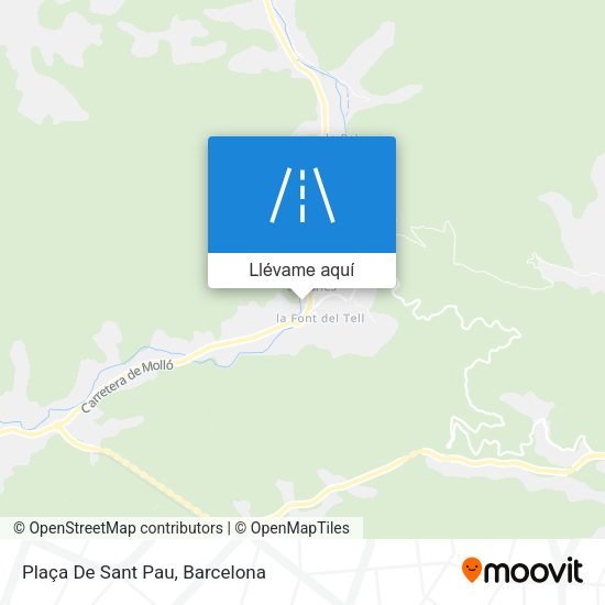 Mapa Plaça De Sant Pau