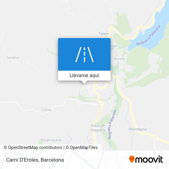 Mapa Camí D'Eroles