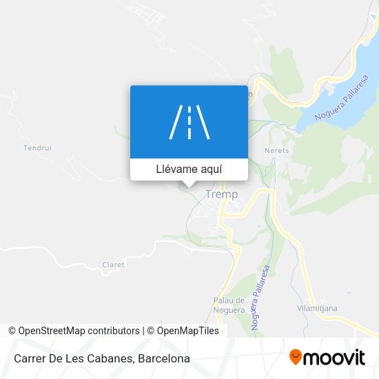 Mapa Carrer De Les Cabanes