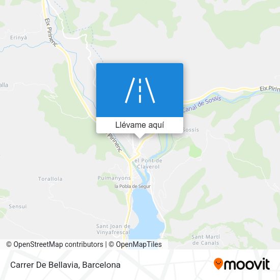 Mapa Carrer De Bellavia