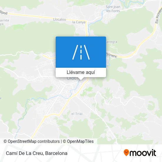 Mapa Camí De La Creu
