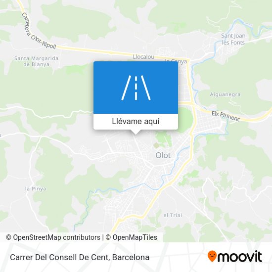 Mapa Carrer Del Consell De Cent