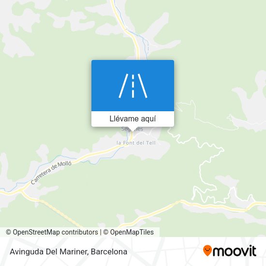 Mapa Avinguda Del Mariner