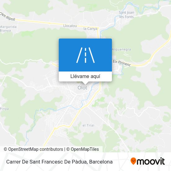 Mapa Carrer De Sant Francesc De Pàdua
