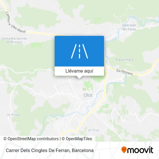 Mapa Carrer Dels Cingles De Ferran