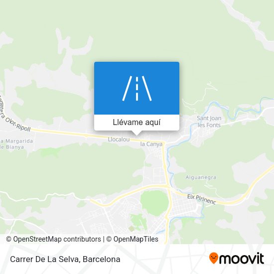 Mapa Carrer De La Selva