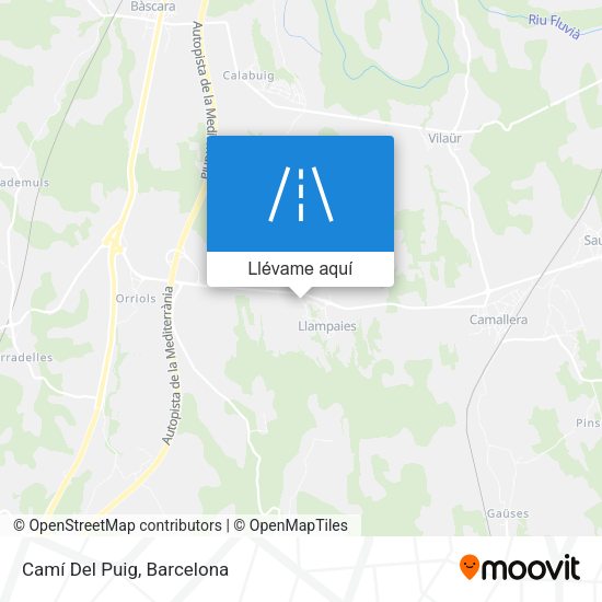 Mapa Camí Del Puig
