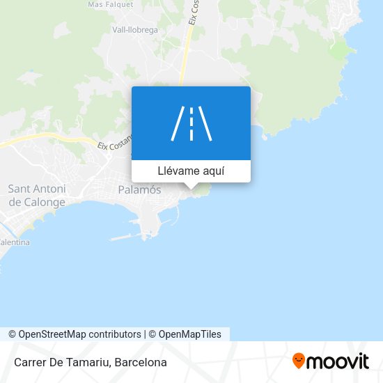 Mapa Carrer De Tamariu