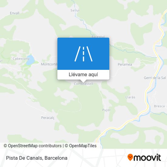 Mapa Pista De Canals