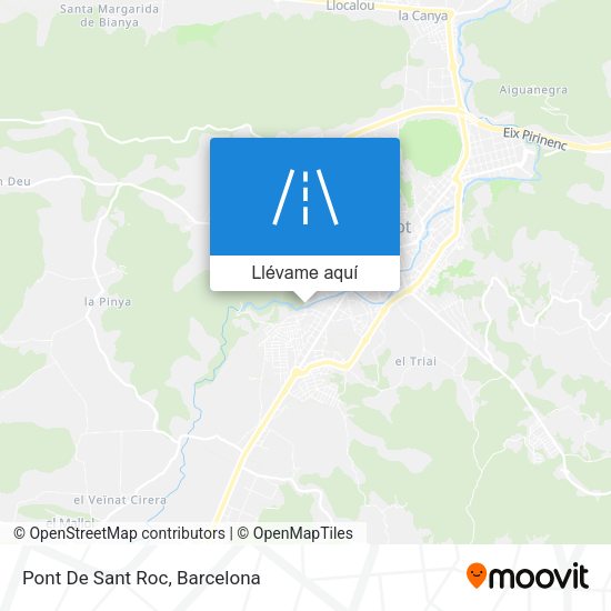 Mapa Pont De Sant Roc