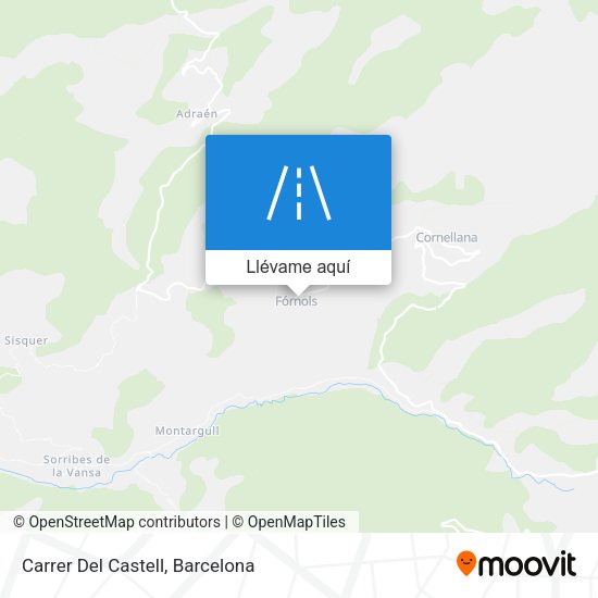 Mapa Carrer Del Castell
