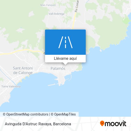 Mapa Avinguda D'Astruc Ravaya