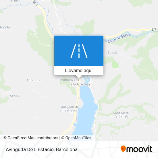 Mapa Avinguda De L'Estació