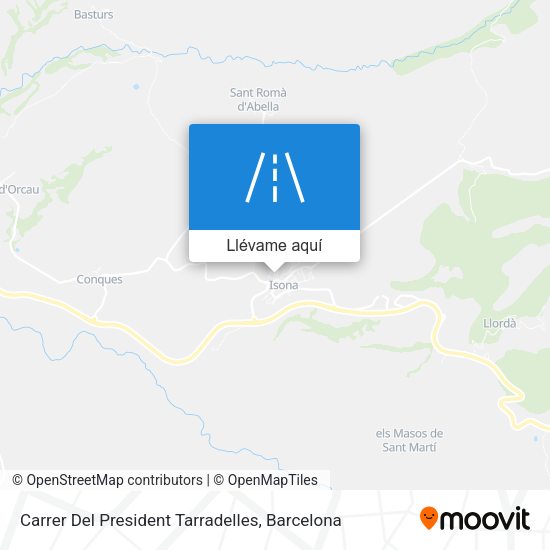Mapa Carrer Del President Tarradelles