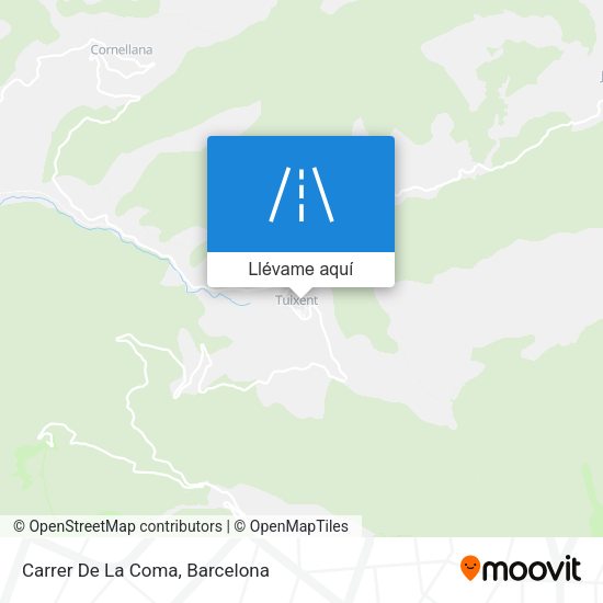 Mapa Carrer De La Coma