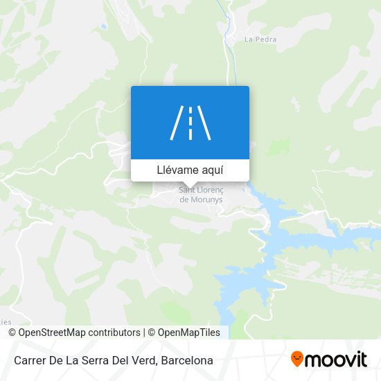 Mapa Carrer De La Serra Del Verd