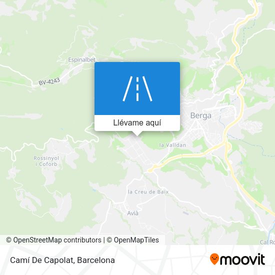 Mapa Camí De Capolat