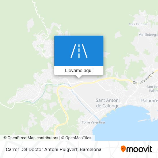 Mapa Carrer Del Doctor Antoni Puigvert