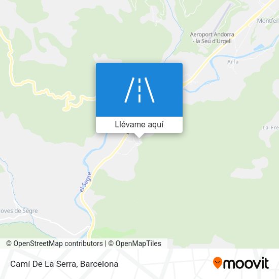 Mapa Camí De La Serra