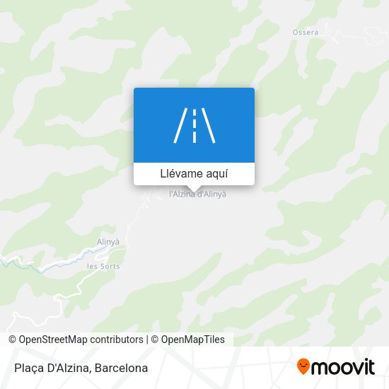 Mapa Plaça D'Alzina