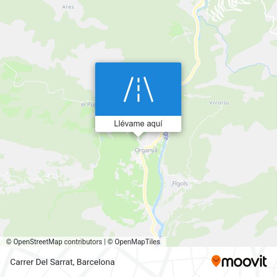 Mapa Carrer Del Sarrat