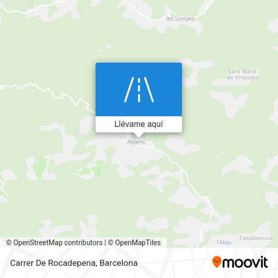 Mapa Carrer De Rocadepena