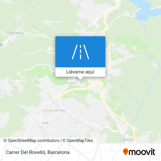 Mapa Carrer Del Rovelló