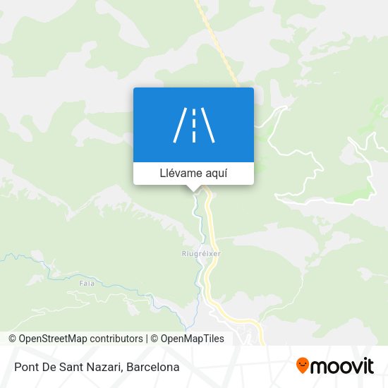 Mapa Pont De Sant Nazari