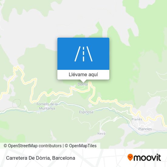 Mapa Carretera De Dòrria