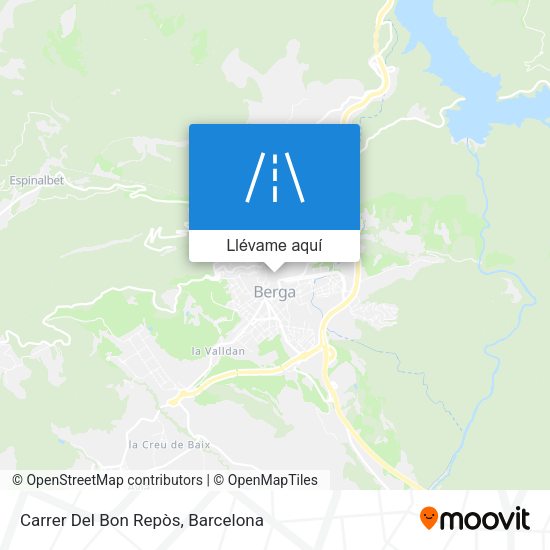 Mapa Carrer Del Bon Repòs