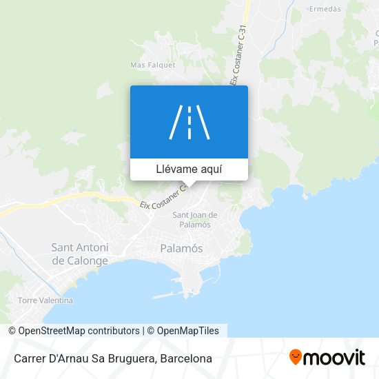 Mapa Carrer D'Arnau Sa Bruguera