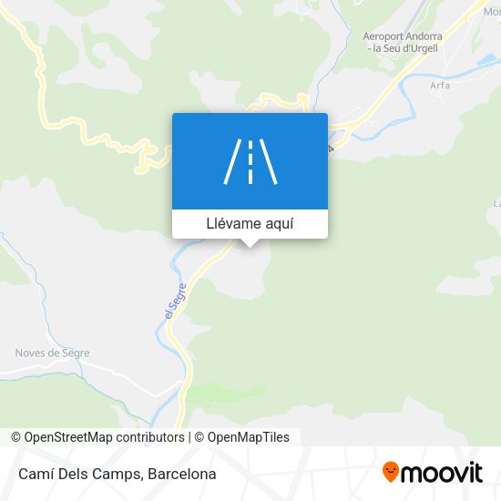 Mapa Camí Dels Camps