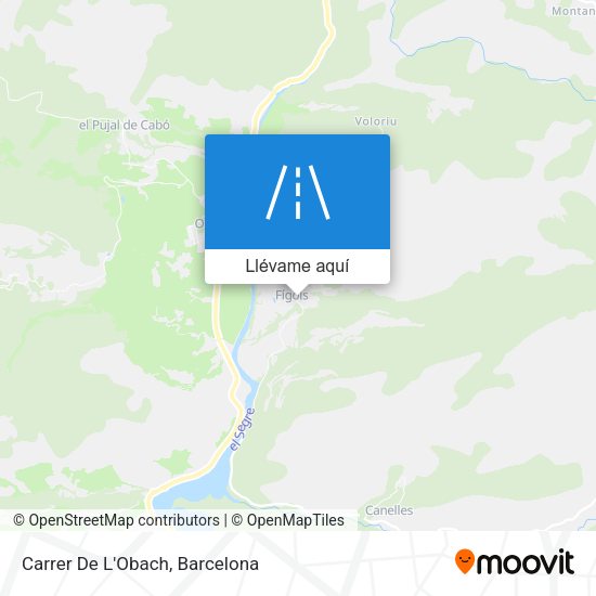 Mapa Carrer De L'Obach