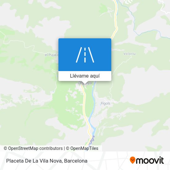 Mapa Placeta De La Vila Nova