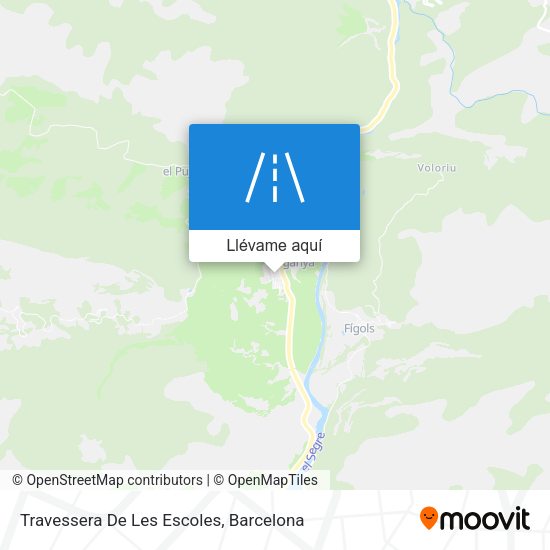Mapa Travessera De Les Escoles