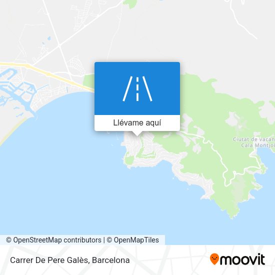 Mapa Carrer De Pere Galès