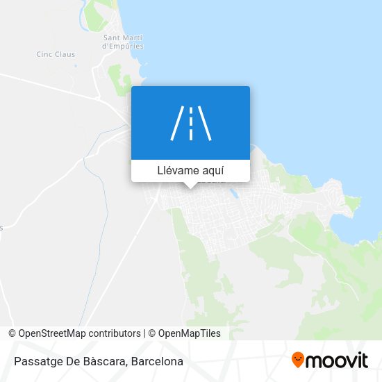 Mapa Passatge De Bàscara