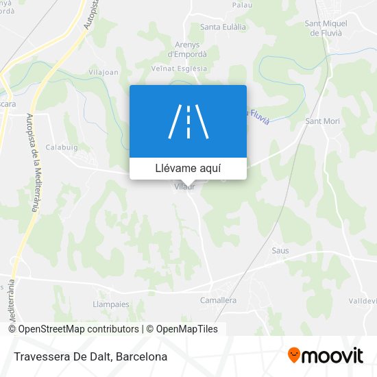 Mapa Travessera De Dalt