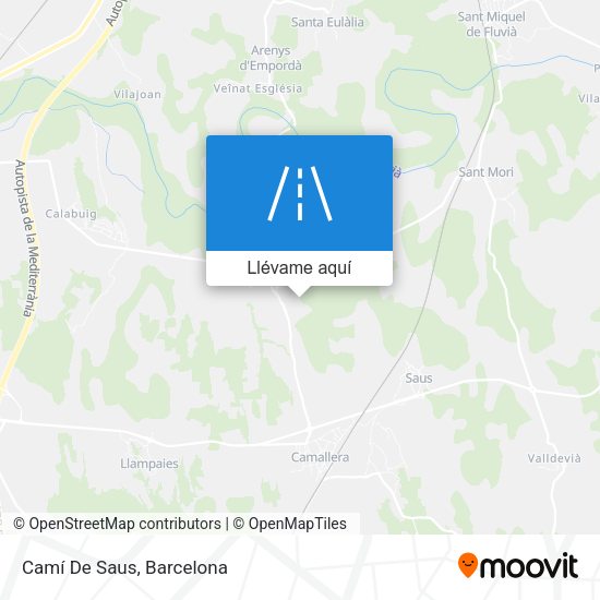 Mapa Camí De Saus