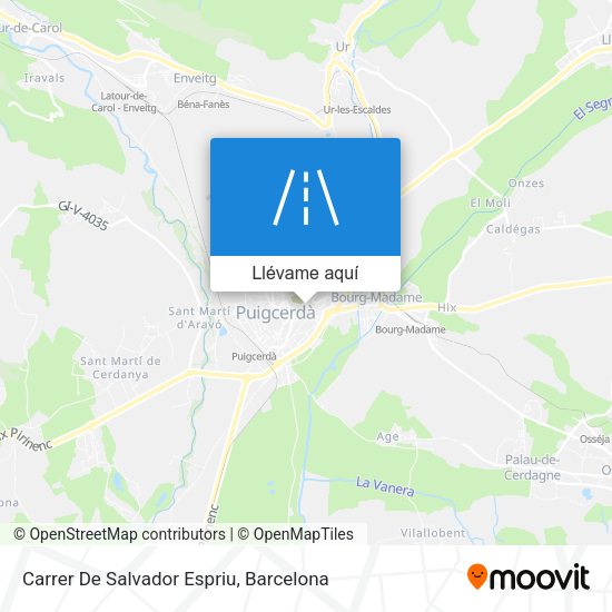 Mapa Carrer De Salvador Espriu